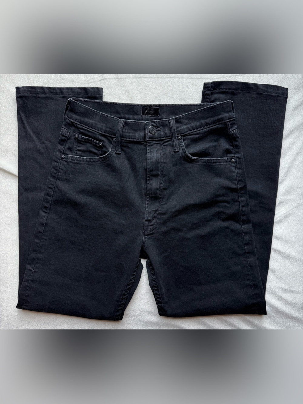 MOTHER High-Rise Women's Jeans in Black
